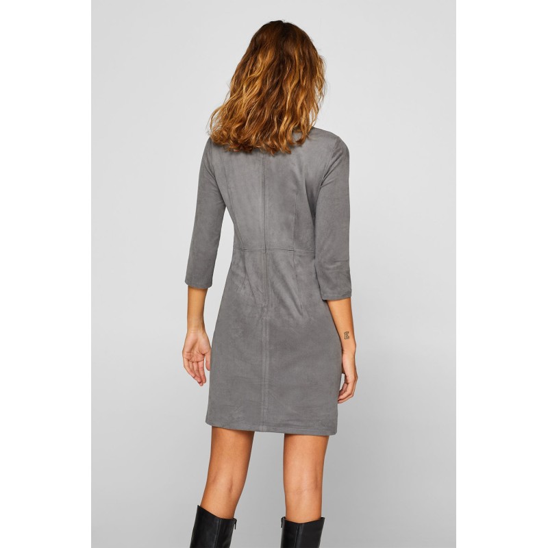 Robe stretch en similicuir