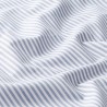 Tissu rayé bleu et blanc